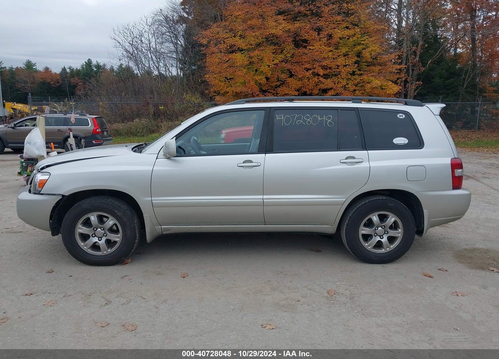 2007 TOYOTA HIGHLANDER V6 VIN: JTEHP21A170222313
