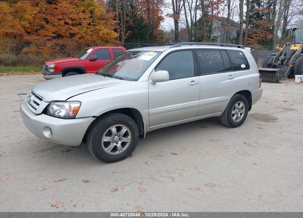2007 TOYOTA HIGHLANDER V6 VIN: JTEHP21A170222313
