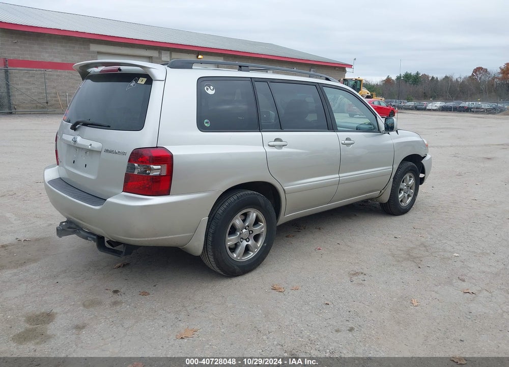2007 TOYOTA HIGHLANDER V6 VIN: JTEHP21A170222313