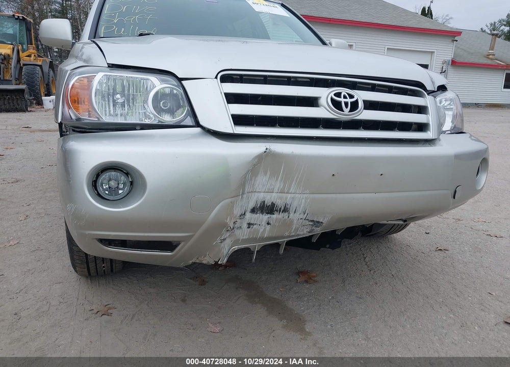 2007 TOYOTA HIGHLANDER V6 VIN: JTEHP21A170222313