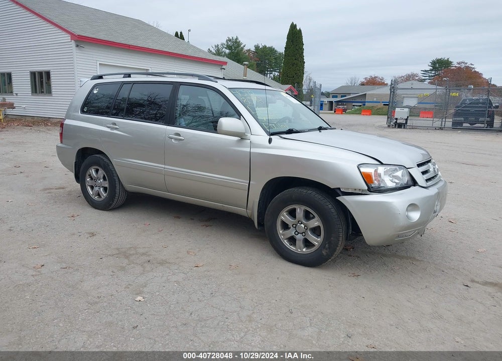2007 TOYOTA HIGHLANDER V6 VIN: JTEHP21A170222313