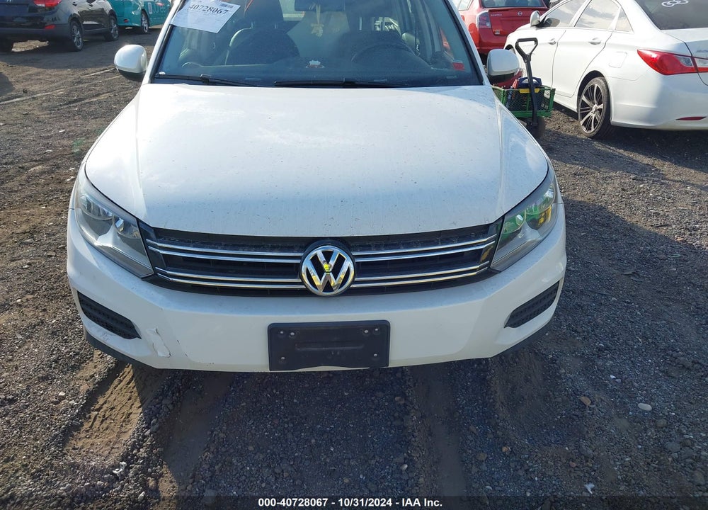 2017 VOLKSWAGEN TIGUAN 2.0T S VIN: WVGBV7AX6HK000613