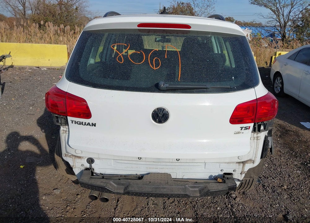 2017 VOLKSWAGEN TIGUAN 2.0T S VIN: WVGBV7AX6HK000613