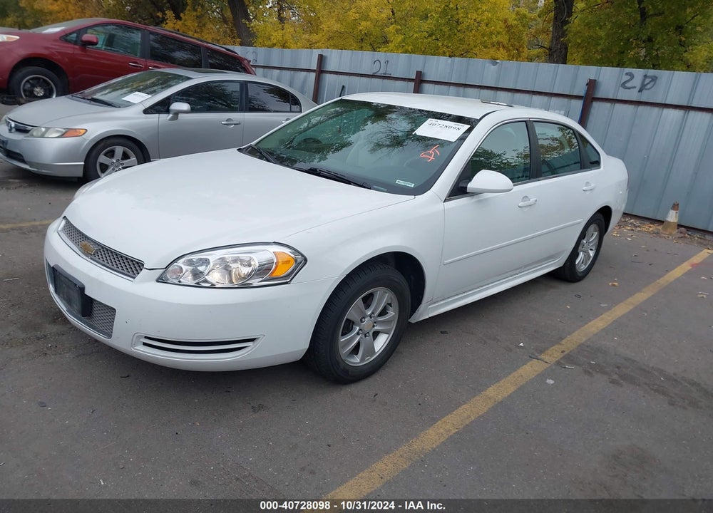 2012 CHEVROLET IMPALA LS FLEET VIN: 2G1WF5E37C1188753