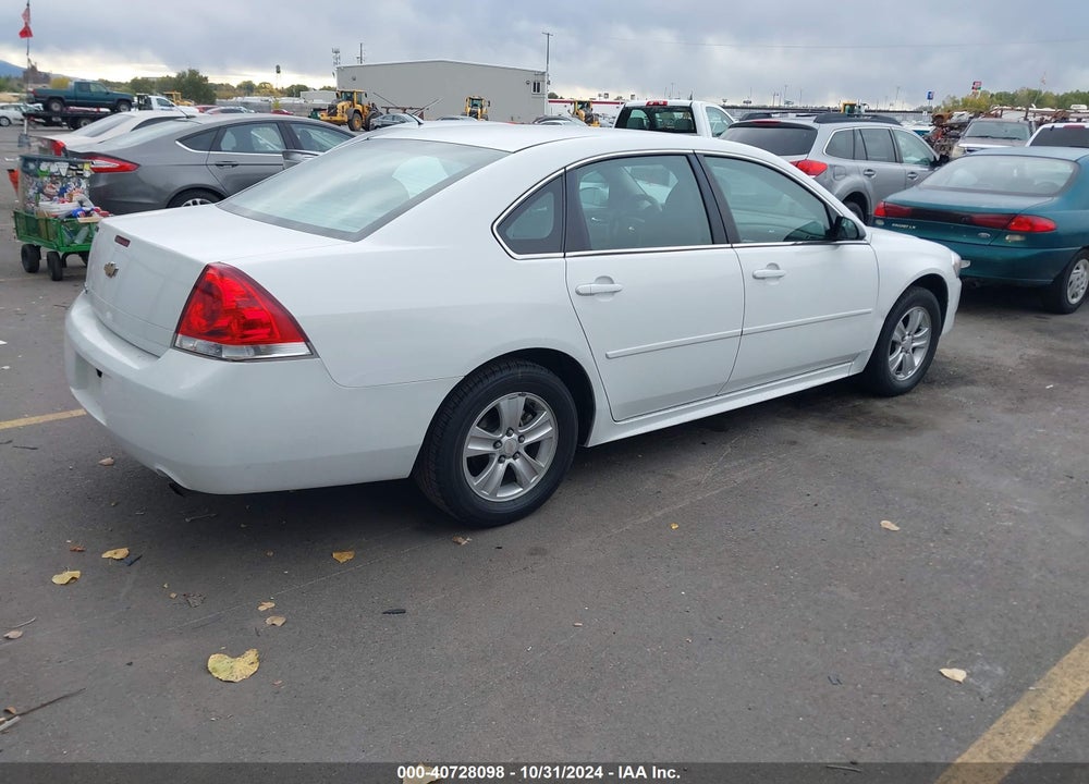 2012 CHEVROLET IMPALA LS FLEET VIN: 2G1WF5E37C1188753