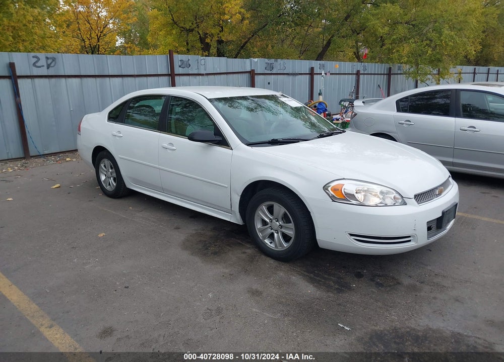 2012 CHEVROLET IMPALA LS FLEET VIN: 2G1WF5E37C1188753