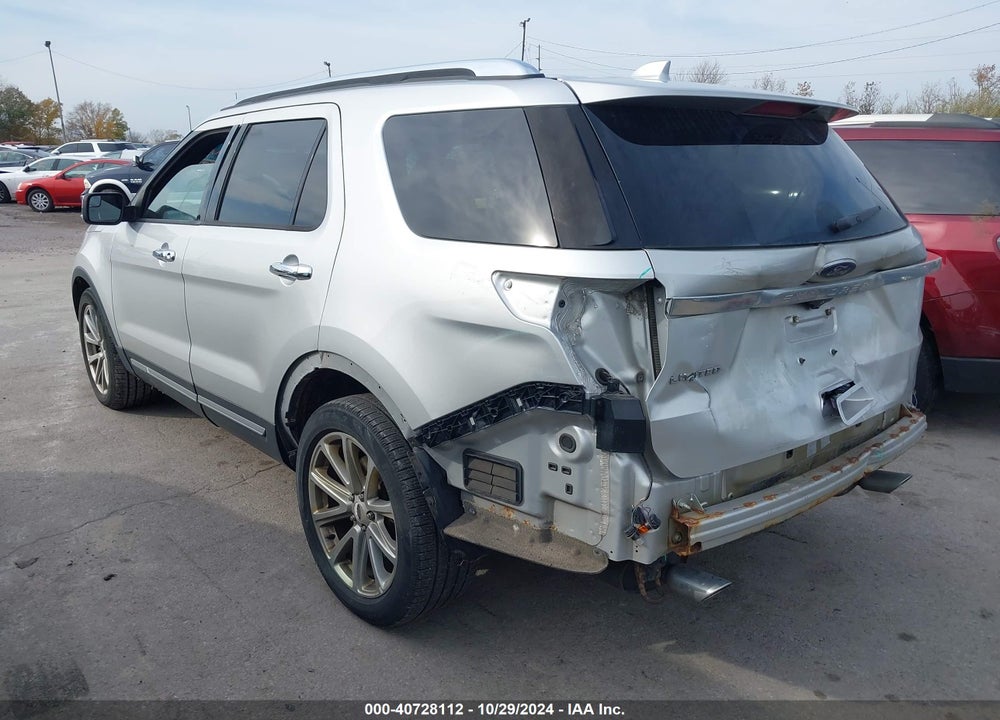 2017 FORD EXPLORER LIMITED VIN: 1FM5K7F82HGA16981