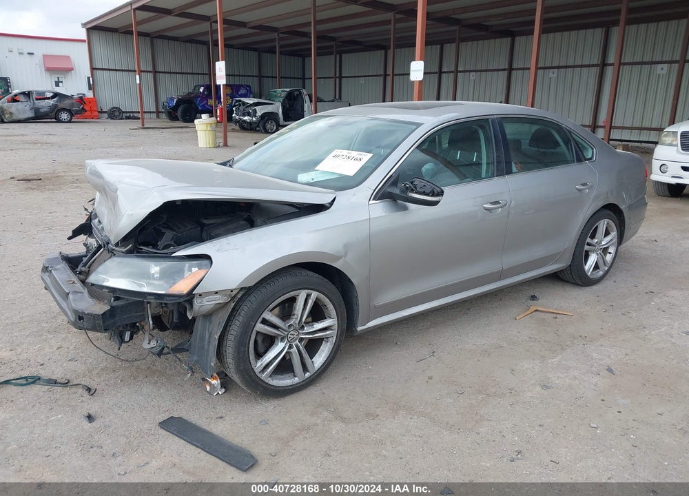 2013 VOLKSWAGEN PASSAT 2.0L TDI SEL PREMIUM VIN: 1VWCN7A3XDC065150
