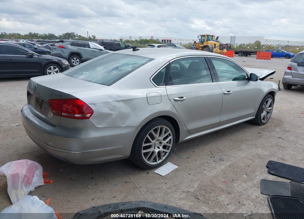 2013 VOLKSWAGEN PASSAT 2.0L TDI SEL PREMIUM VIN: 1VWCN7A3XDC065150