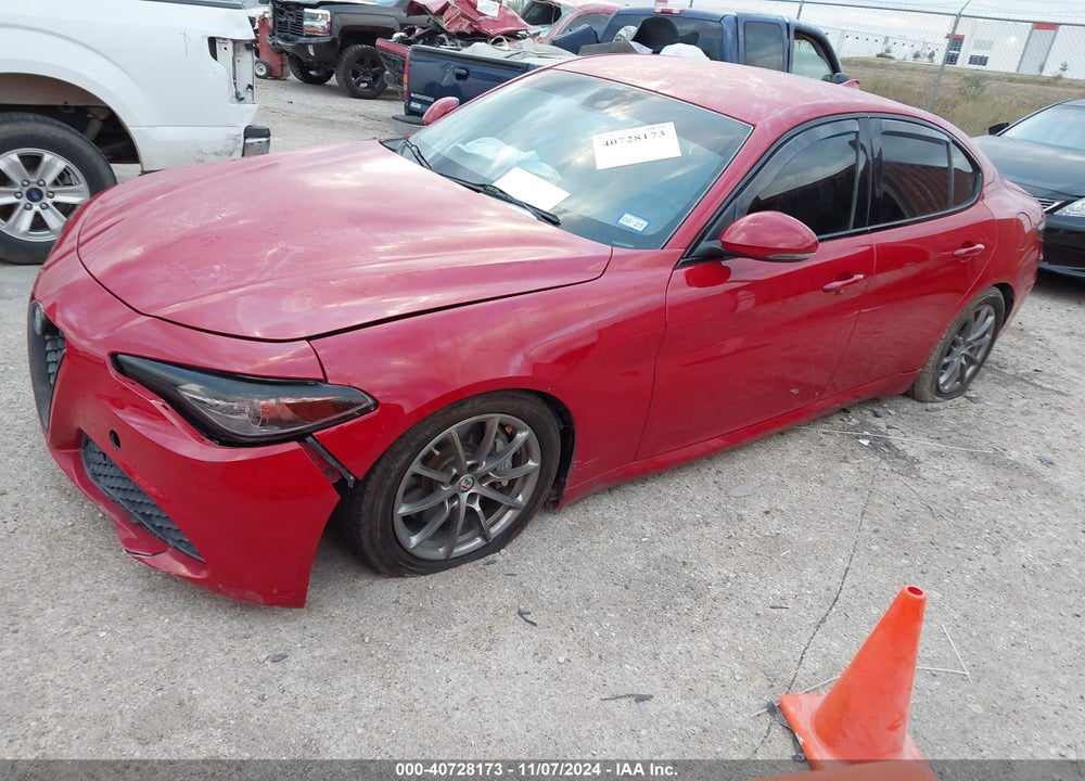 2017 ALFA ROMEO GIULIA VIN: ZARFAEBN0H7552121