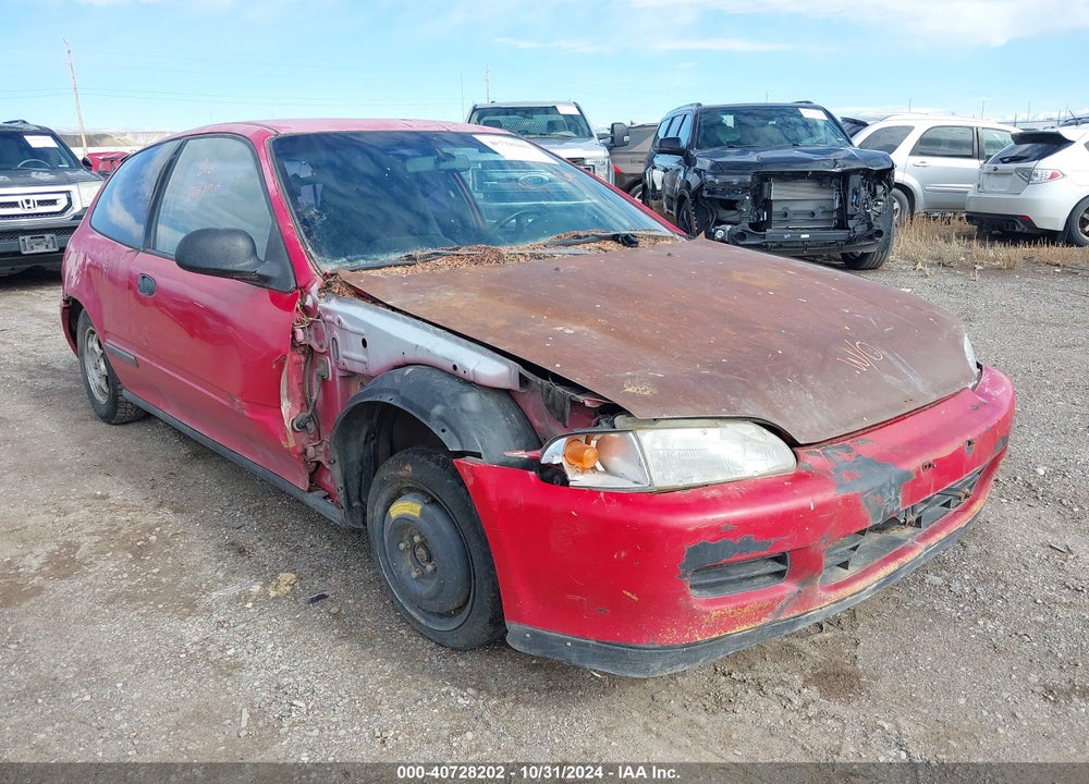 1992 HONDA CIVIC VX VIN: 2HGEH2365NH538241