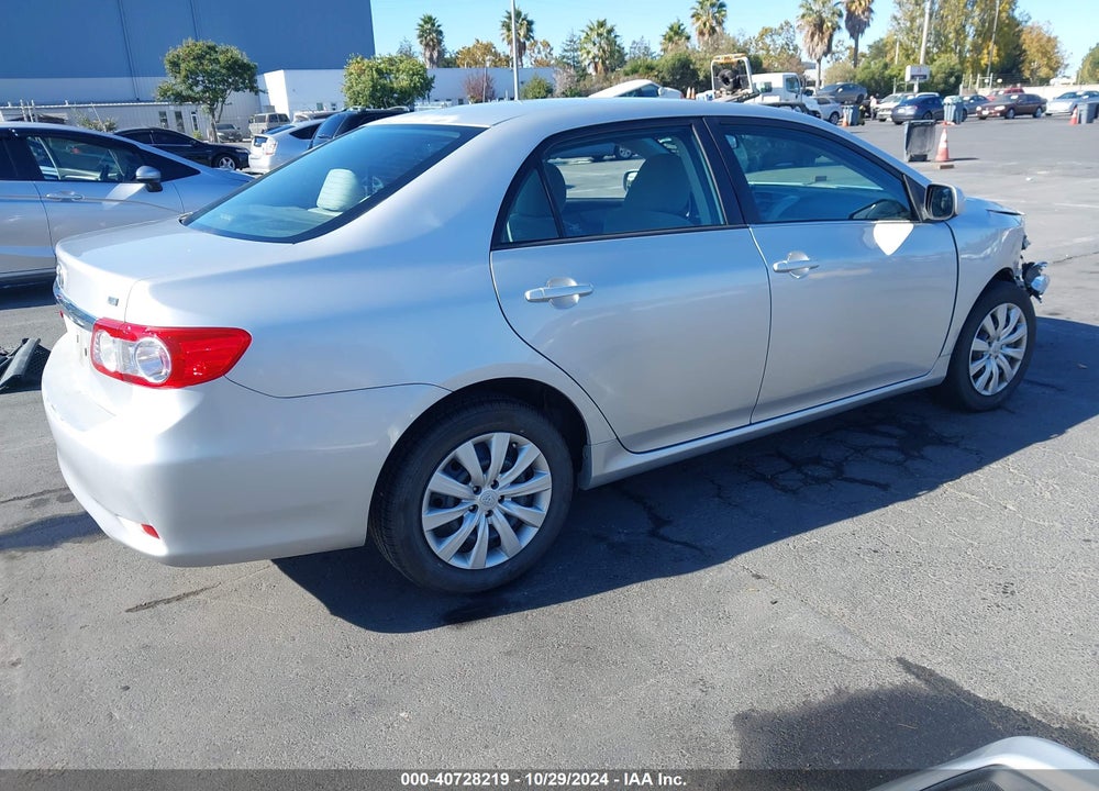 2013 TOYOTA COROLLA LE VIN: 5YFBU4EE5DP186462