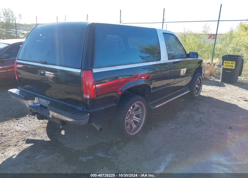 1993 CHEVROLET BLAZER K1500 VIN: 1GNEK18K4PJ411148