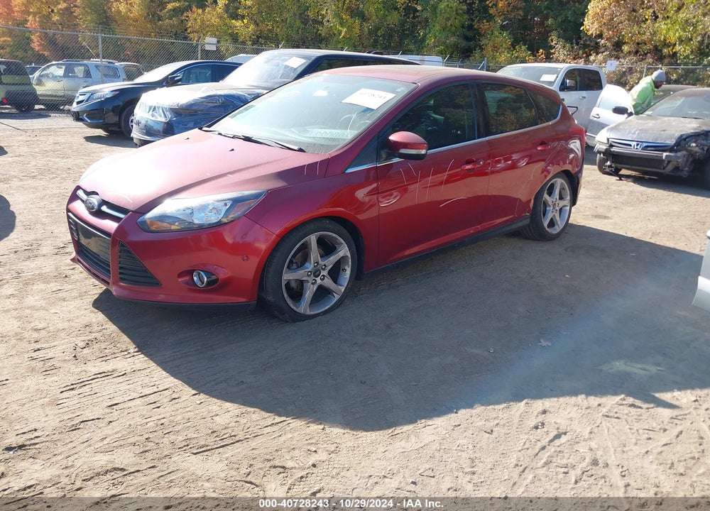 2013 FORD FOCUS TITANIUM VIN: 1FADP3N28DL269897