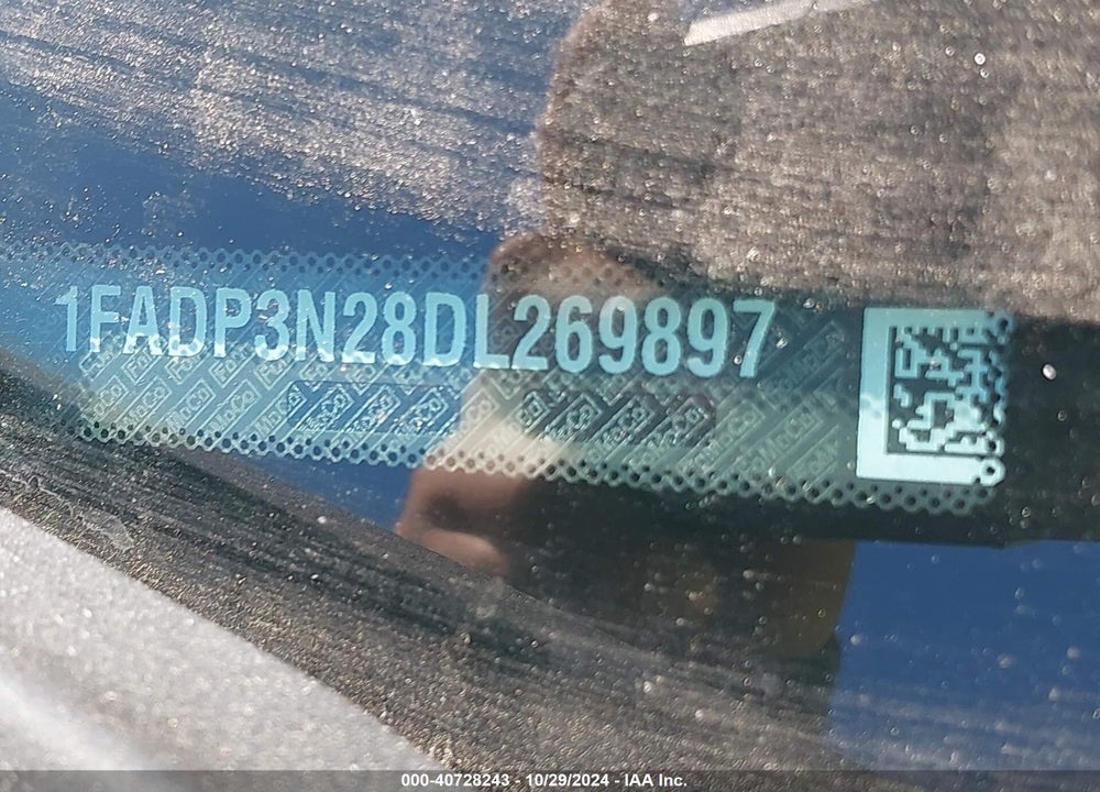2013 FORD FOCUS TITANIUM VIN: 1FADP3N28DL269897