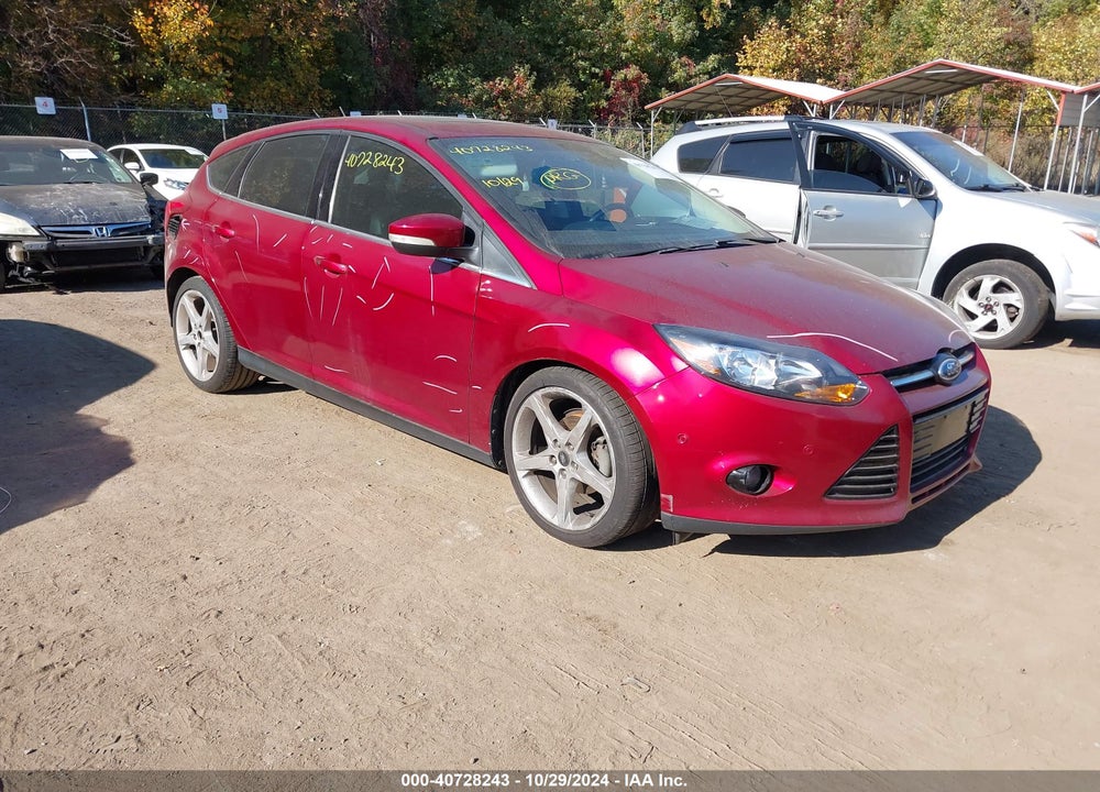 2013 FORD FOCUS TITANIUM VIN: 1FADP3N28DL269897