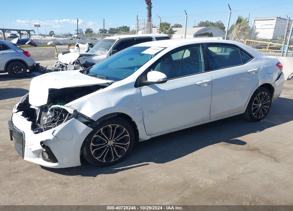 2014 TOYOTA COROLLA S PLUS VIN: 5YFBURHE0EP020408