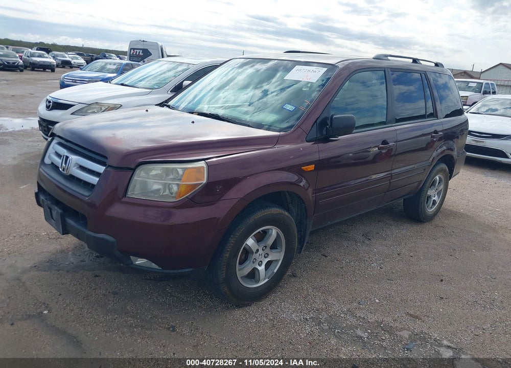 2007 HONDA PILOT EX VIN: 5FNYF28447B037214