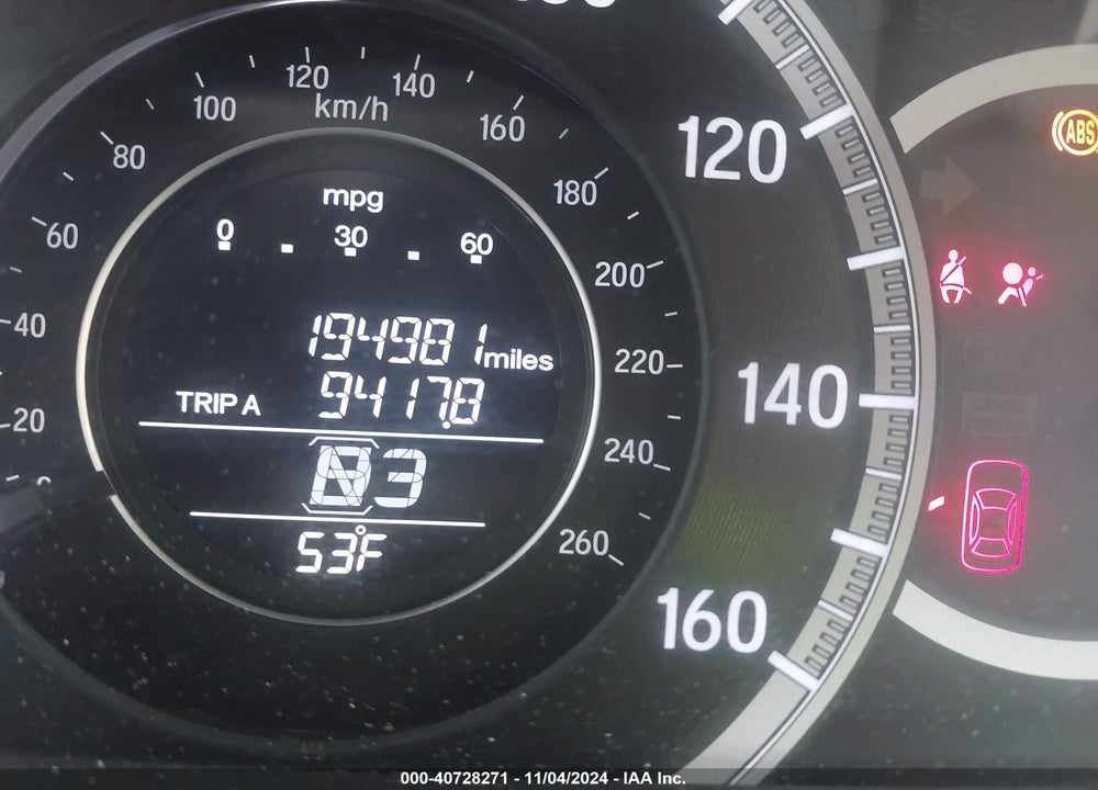 2016 HONDA ACCORD EX-L V-6 VIN: 1HGCR3F85GA016914