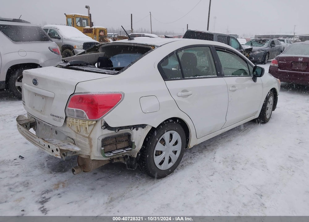 2014 SUBARU IMPREZA 2.0I VIN: JF1GJAA66EH004959