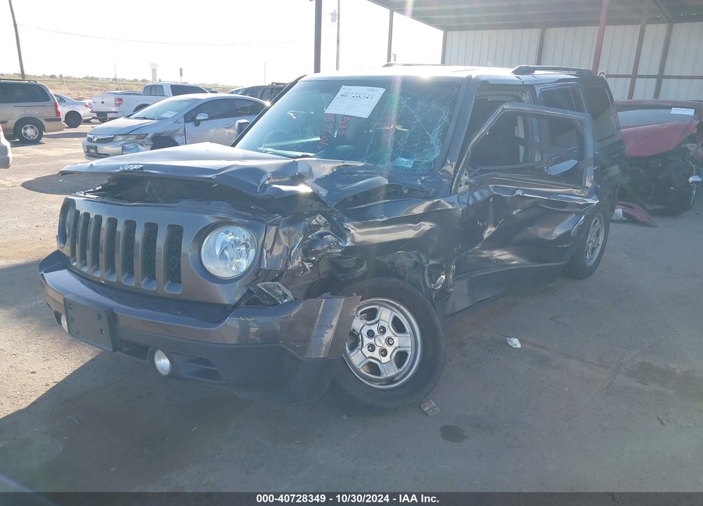 2017 JEEP PATRIOT SPORT FWD VIN: 1C4NJPBB9HD121334
