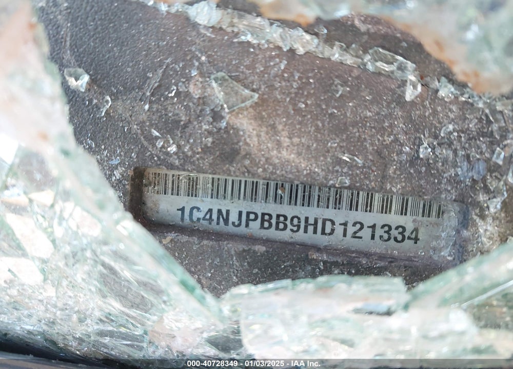 2017 JEEP PATRIOT SPORT FWD VIN: 1C4NJPBB9HD121334