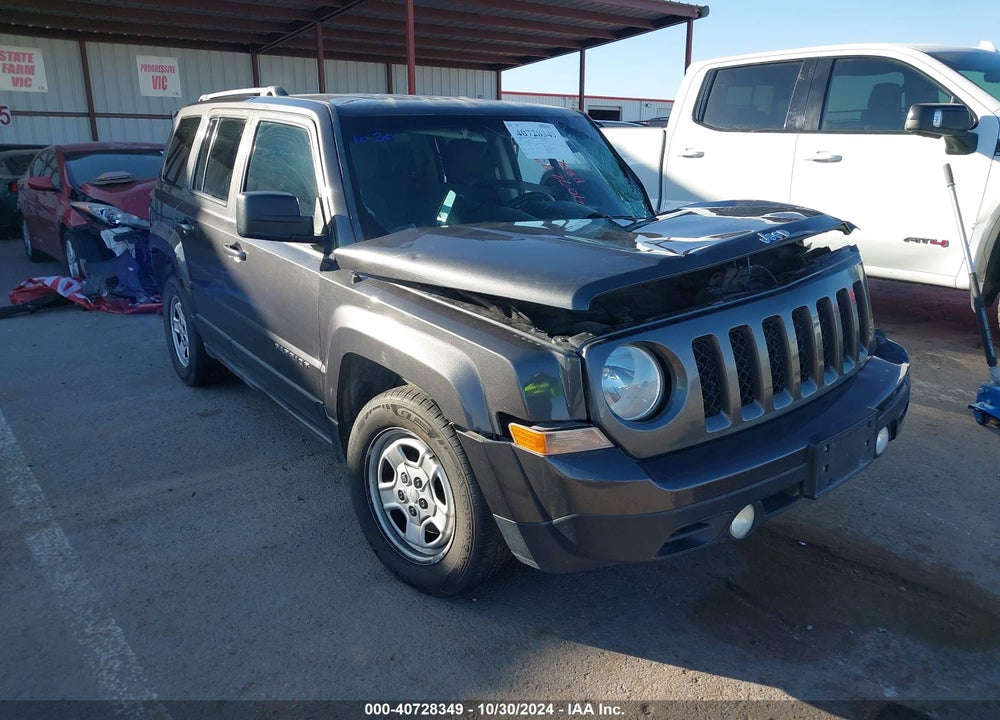 2017 JEEP PATRIOT SPORT FWD VIN: 1C4NJPBB9HD121334