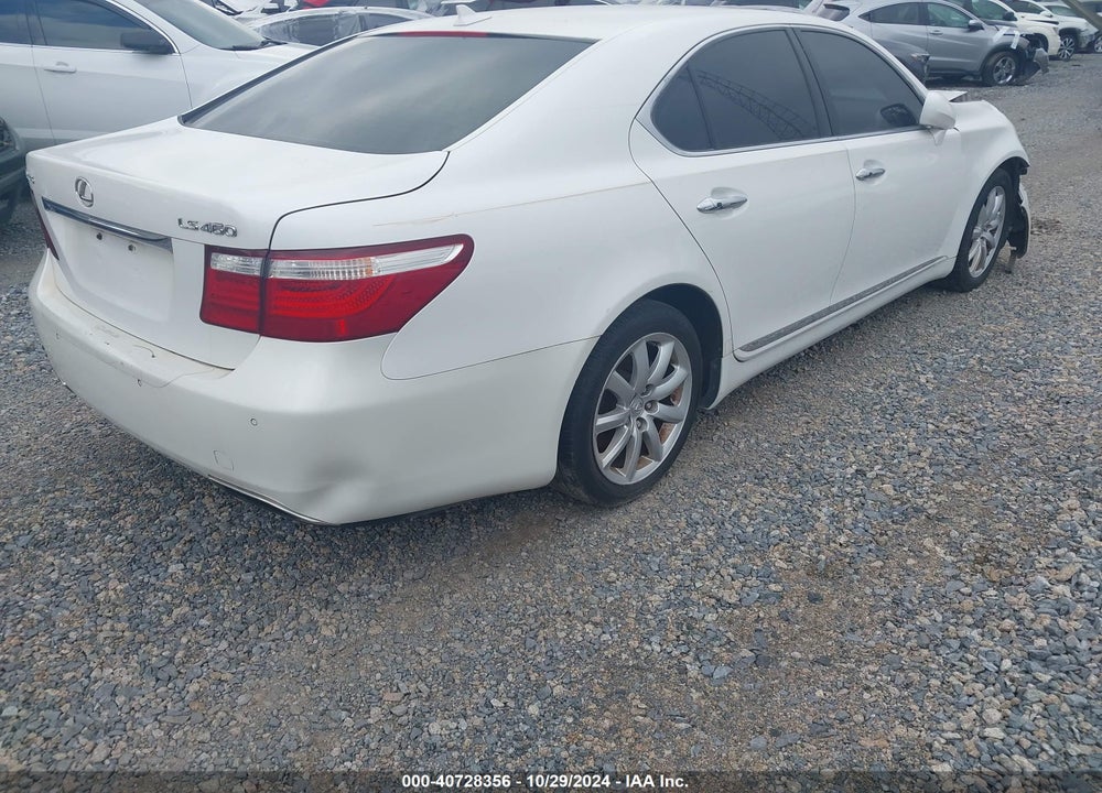 2009 LEXUS LS 460 VIN: JTHBL46F895086238