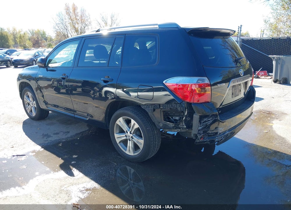 2008 TOYOTA HIGHLANDER SPORT VIN: JTEES43A482056871