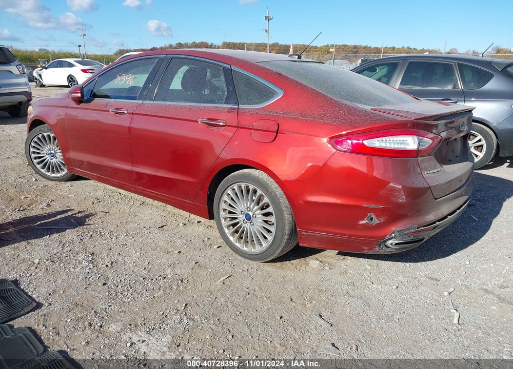 2014 FORD FUSION TITANIUM VIN: 3FA6P0K97ER380663