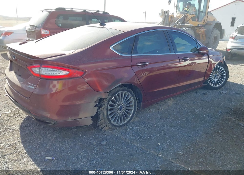 2014 FORD FUSION TITANIUM VIN: 3FA6P0K97ER380663