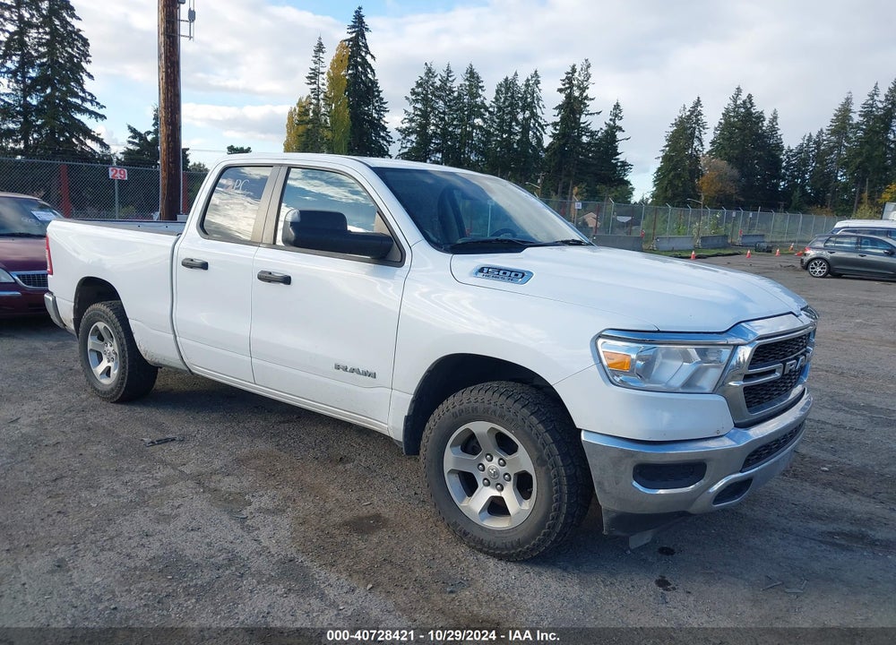 2019 RAM 1500 TRADESMAN 4X4 6'4 BOX VIN: 1C6SRFCT3KN532864