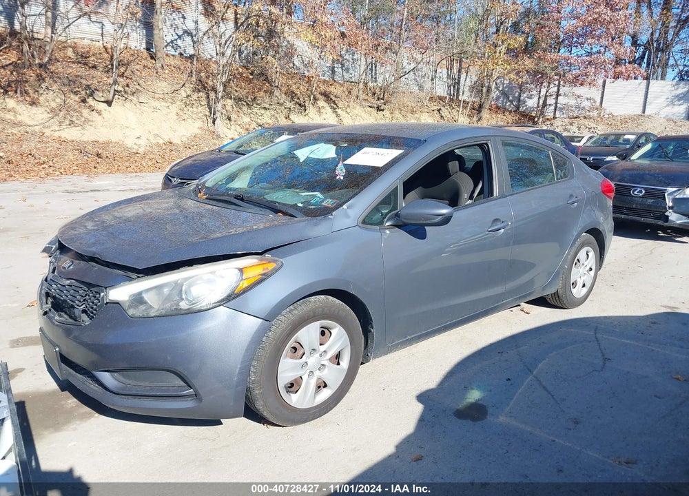 2016 KIA FORTE LX VIN: KNAFK4A61G5571151