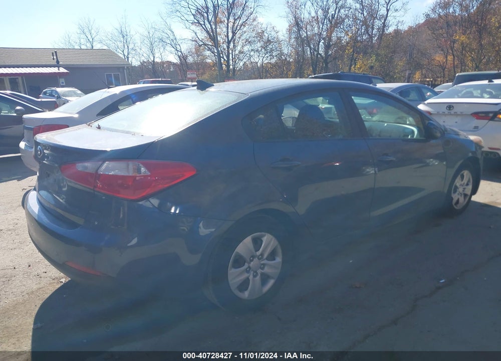 2016 KIA FORTE LX VIN: KNAFK4A61G5571151