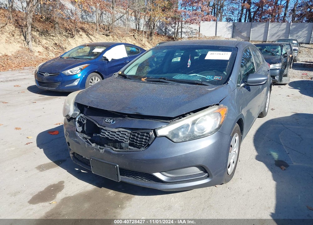 2016 KIA FORTE LX VIN: KNAFK4A61G5571151