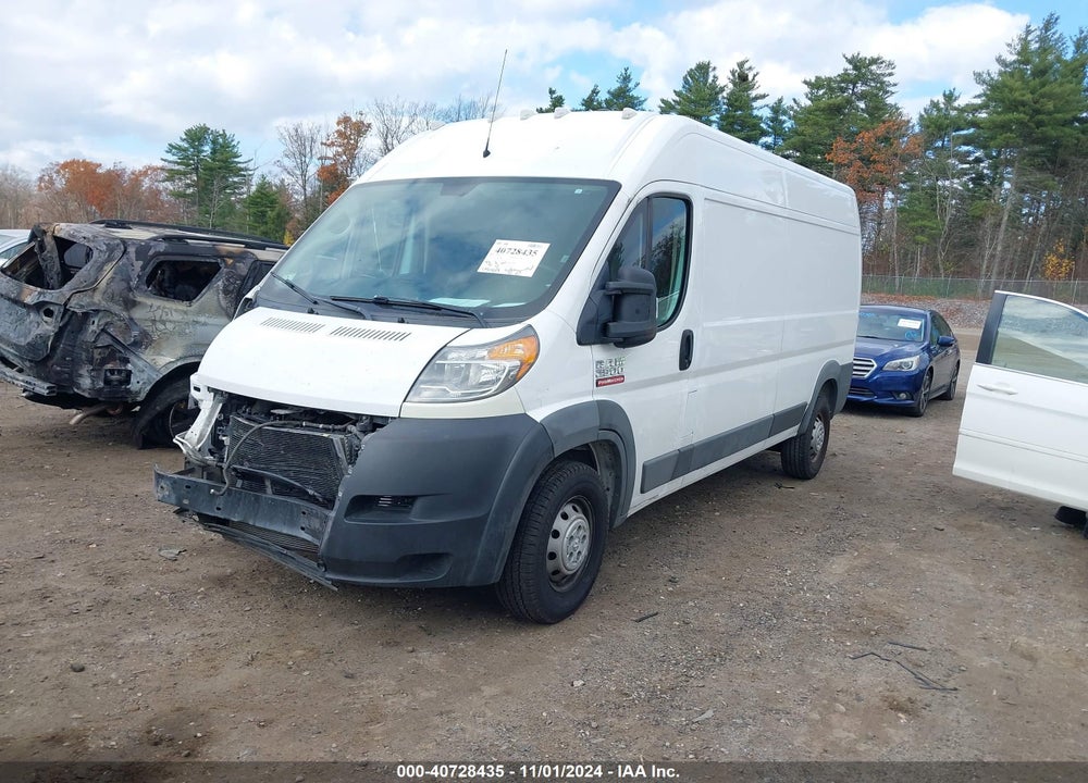 2018 RAM PROMASTER 2500 HIGH ROOF 159 WB VIN: 3C6TRVDG4JE114400