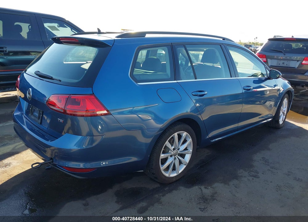 2016 VOLKSWAGEN GOLF SPORTWAGEN TSI SE 4-DOOR VIN: 3VWC17AU6GM514749