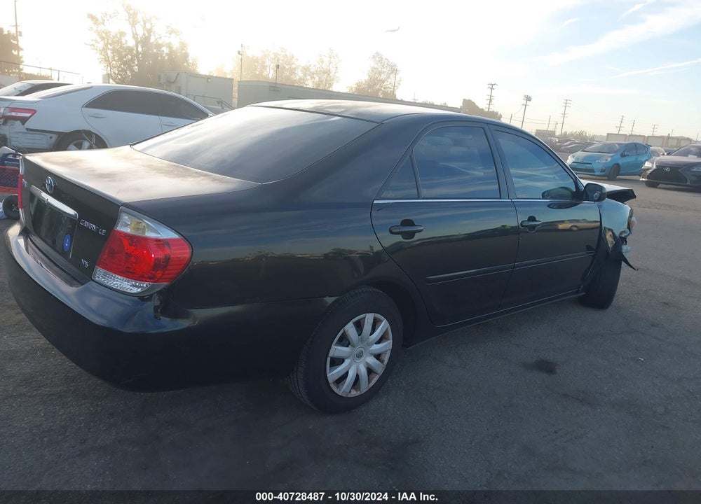 2005 TOYOTA CAMRY LE V6 VIN: 4T1BF32KX5U101307