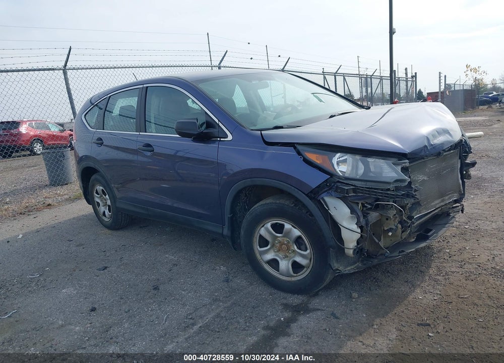 2012 HONDA CR-V LX VIN: 5J6RM4H37CL064048