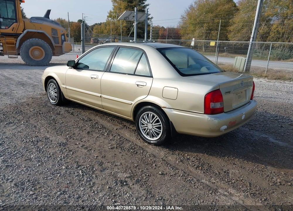 2001 MAZDA PROTEGE VIN: JM1BJ225910418634