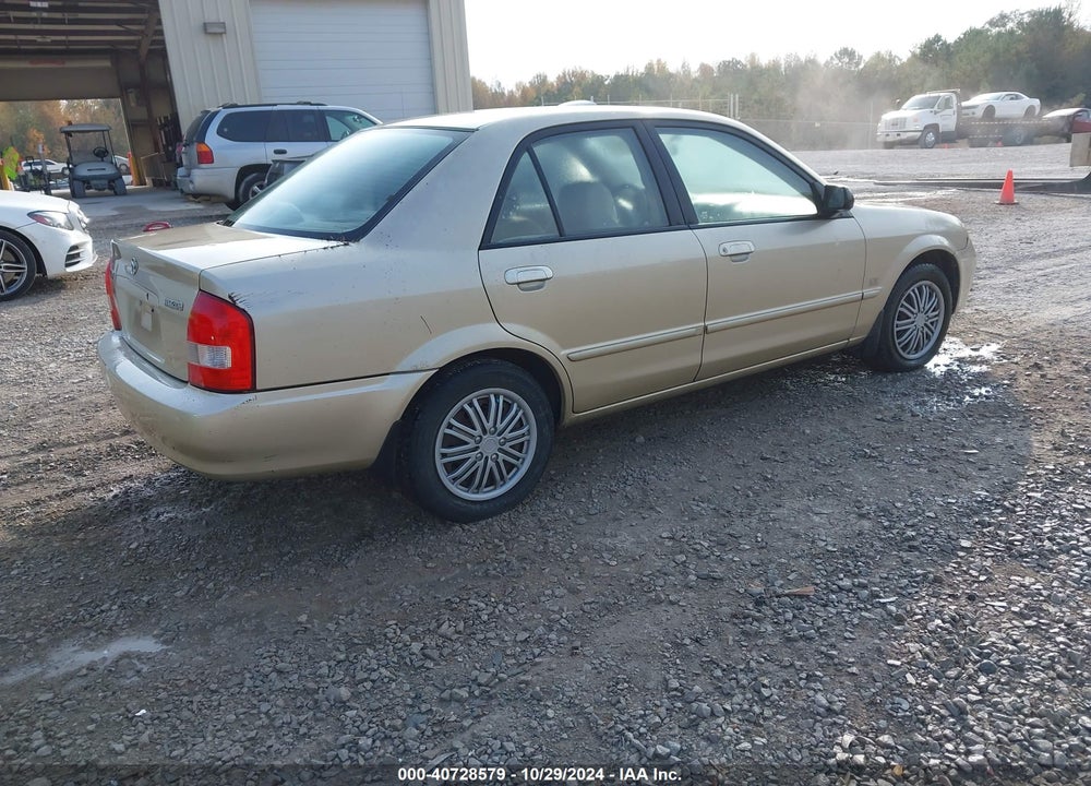 2001 MAZDA PROTEGE VIN: JM1BJ225910418634