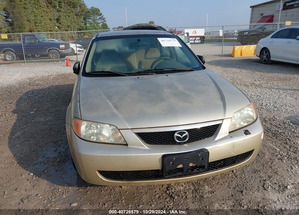 2001 MAZDA PROTEGE VIN: JM1BJ225910418634