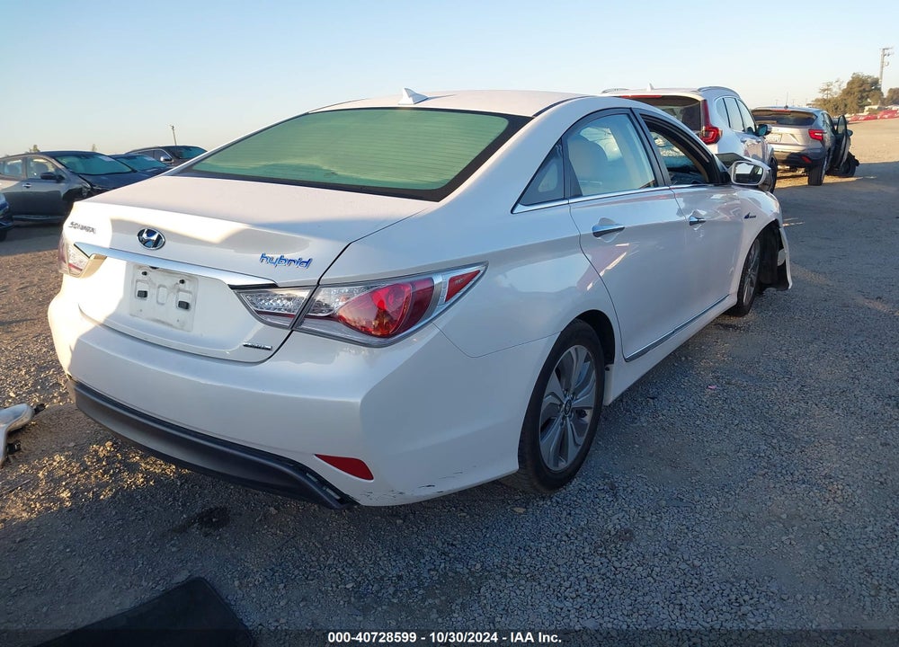 2013 HYUNDAI SONATA HYBRID LIMITED VIN: KMHEC4A43DA079214
