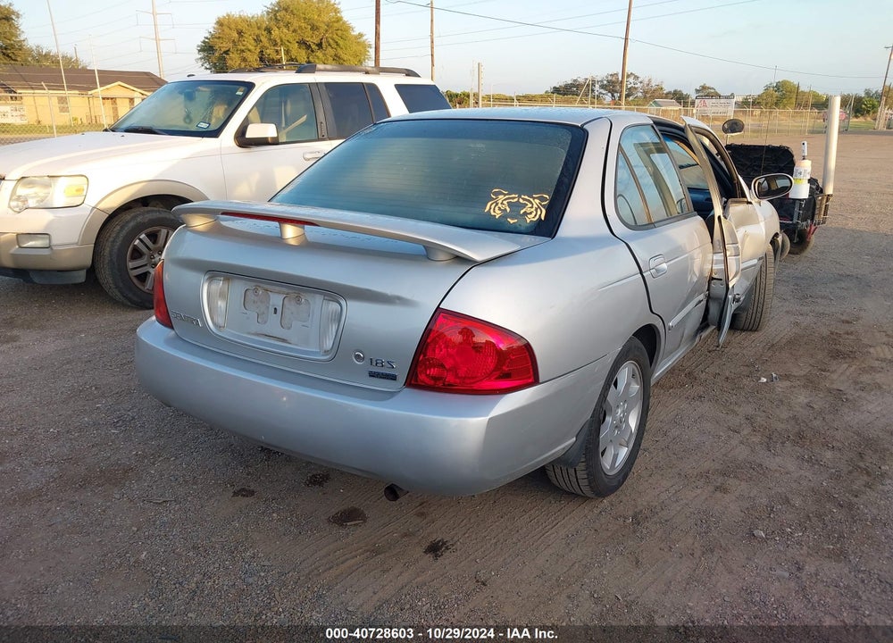2006 NISSAN SENTRA 1.8S VIN: 3N1CB51D96L603310