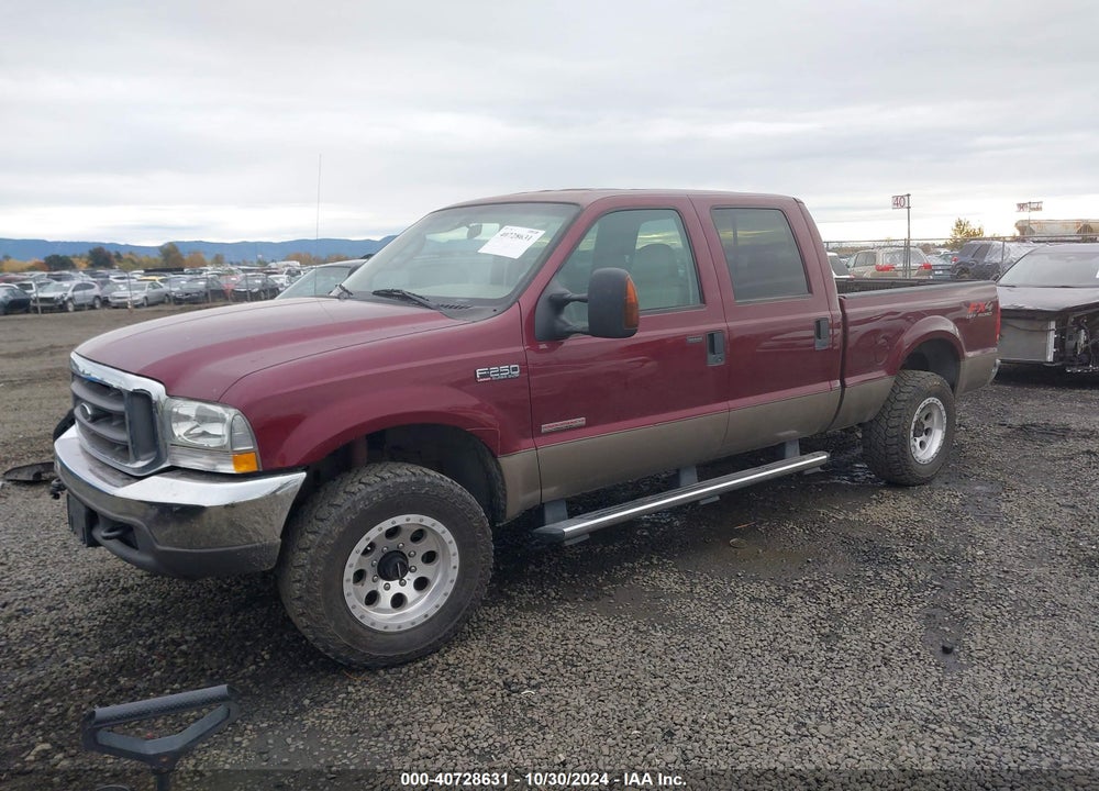 2004 FORD SUPER DUTY F-250 HARLEY-DAVIDSON/KING RANCH/LARIAT/XL/XLT VIN: 1FTNW21P34EC72742