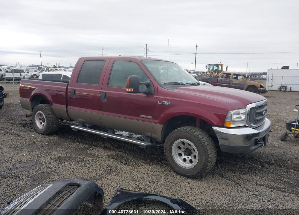 2004 FORD SUPER DUTY F-250 HARLEY-DAVIDSON/KING RANCH/LARIAT/XL/XLT VIN: 1FTNW21P34EC72742