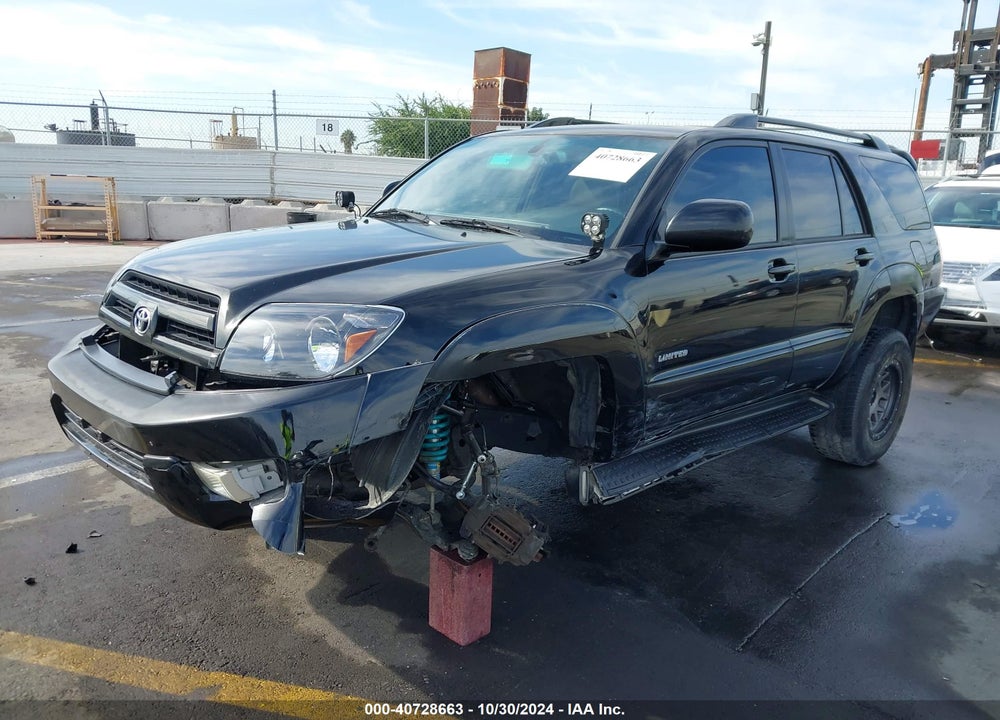 2005 TOYOTA 4RUNNER LIMITED V6 VIN: JTEZU17R050051877
