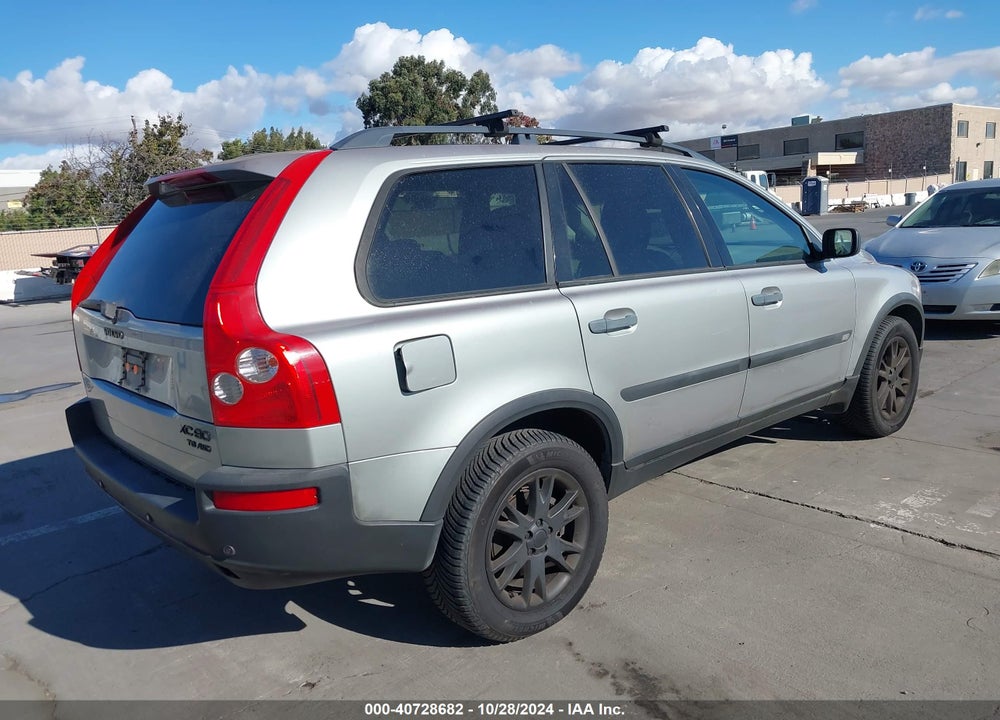 2004 VOLVO XC90 T6 VIN: YV1CZ91H441098908