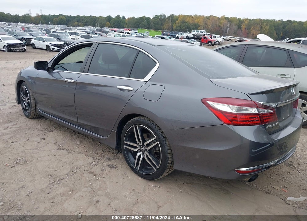 2017 HONDA ACCORD SPORT VIN: 1HGCR2F5XHA057363