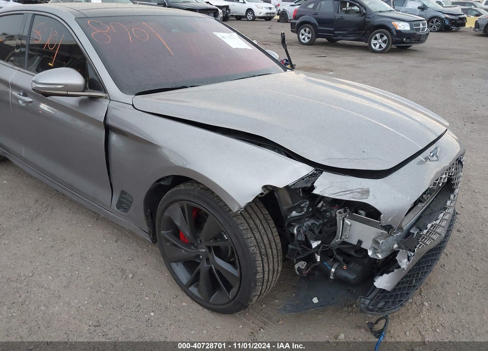 2022 GENESIS G70 3.3T AWD VIN: KMTG54TE6NU104119